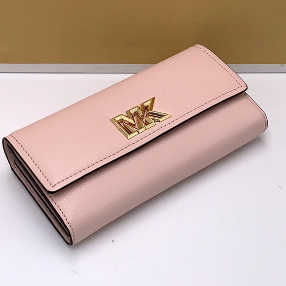 NWT MICHAEL KORS MIMI LARGE BIFOLD WALLET POWDER BLUSH COLOR - Picture 4 of 16